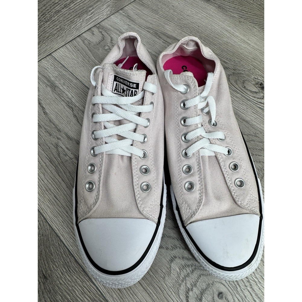 Converse Chuck Taylor All Star Low Top Pink Canvas Shoes Mens 10.5 Womens 12.5 - Picture 6 of 8